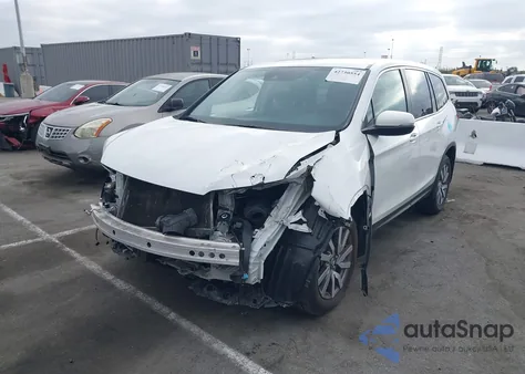 2022 Honda Pilot 2Wd Ex-L z USA, uszkodzony, nr VIN 5FNYF5H51NB038361